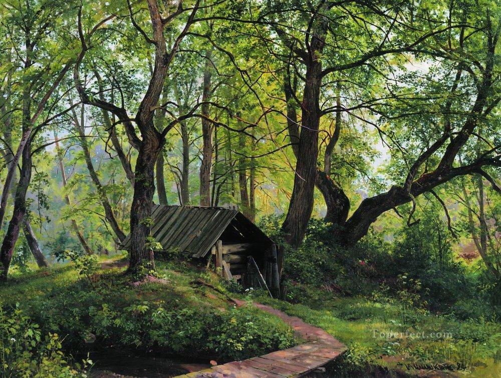 古いライム 1894 古典的な風景 Ivan Ivanovich の木油絵